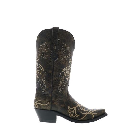 Jama Old West Shoes - Jama Old West Womens LF1587 Brown Boots (NWT)